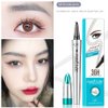Adurello Liquid Eyebrow Pen Waterproof Eyebrow Pencil with a 4-Micro-Fork Tips, Brow Pencil for Long Lasting Natural Brows Makeup (5# Smoky gray)