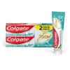 Colgate Total Fresh Mint Stripe Toothpaste, Mint Gel Toothpaste, 5.1 oz Tube, 2 Pack