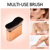 Orybot Self Tan Brush-Kabuki Brush for Body,Sunscreen Tanning Brush,Blusher,Shadow,Powder,Bronzer and Foundation Self Tanner Brush,Makeup Brushes for Face and Body(Rose Gold)