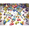 Self Adhesive Craft Stickers, Carnival, Planets, Farm Animals, Princess, Dinosaur Themed Stickers (500 Piece Party Packs) (Transportation)