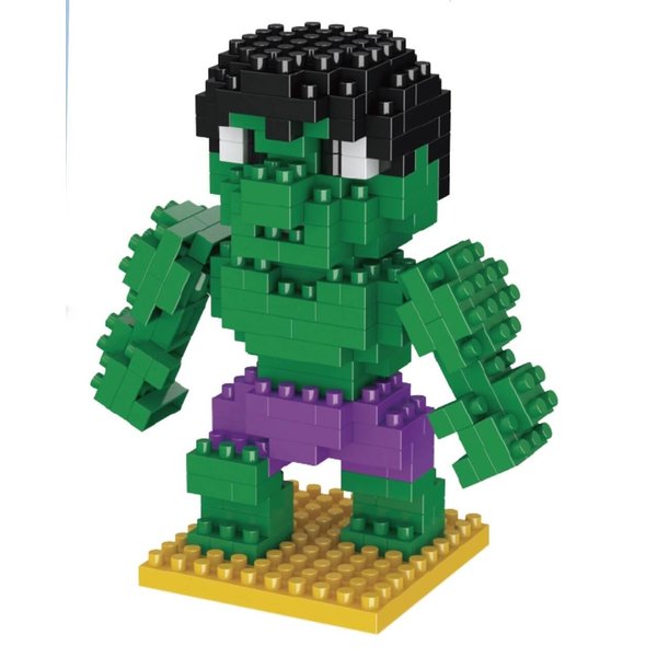 PIXOLAND New Super Cute Mini Building Blocks Hero Sets Cute Micro Mini Green Building Bricks for Adults Micro Nano Bricks Perfect Party Favors for Teenagers. Rompetodo 190 pcs P10021