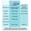 Aroma Season Heated Eye Mask, Warm Eye Compress for Dry Eyes, Moist Heat Therapy for Blepharitis, Dark Circle, Chalazion, Puffy Eyes (Blue)