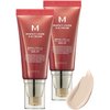 MISSHA M Perfect BB Cream No.21 (2 Pack) Light Beige for Bright Skin SPF 42 PA +++ 1.69 Fl Oz - Tinted Moisturizer for face with SPF