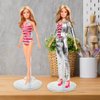 HMIEPRS 10PCS Doll Holder, Doll Stand Display Holder, Ideal Doll Display Stand Support with Adjustable Waist Clip for 11 to 13 Inch Tall Dolls