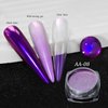CHARMING MAY Holographic Chrome Nail Powder Sparkle Diamond Reflective Glitter Dust Metallic Nail Powder Magic Galaxy Effect for Nails Art (12Box Chameleon)