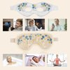 4 PCS Cooling Eye Mask Set - Ice Face Mask with Camellia Essential Oil, Cold Eye Compress and Reusable Gel Pads for Eyes Puffiness, Migraine Headache, Dark Circles, Dry Eyes