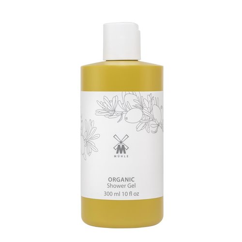 MÜHLE Organic Shower Gel | Refreshing Body Wash and All-Natural Cleanser with Essential Oils | BDIH Certified | 100% Vegan | 250mL (8.45 oz) Liquid Bottle Soap
