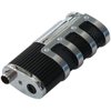 Prestige Import Group - Supernova Triple Jet Flame Torch Windproof Lighter with Punch Cutter Tool - Color: Chrome/Black