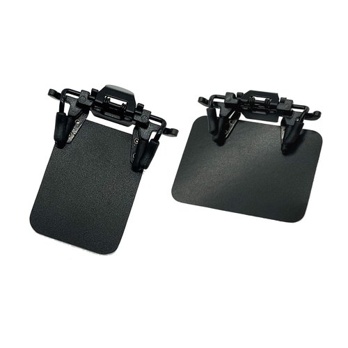 2 Packs International Standard Shooting Glasses Patch Shooting Patch for Eye Glasses Shooting Blinders for Glasses Occluder Clip on Eye Mask Archery Aim Assistance