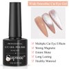 SUPWEE Smoothie Wide Cat Eye Gel Nail Polish Magnetic Gel Polish 10ML Cat Eye Nail Polish Soak Off UV/LED Gel Cat Eye Polish with Magnetic Stick