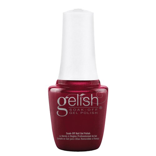 Gelish Mini Holiday Winter Collection On My Wish List - Gel Nail Color, Winter Gel Polish Collection, Gel Nail Color, Long-Lasting Soak Off Gel Polish (Reddy To Jingle, 9mL)