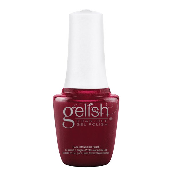 Gelish Mini Holiday Winter Collection On My Wish List - Gel Nail Color, Winter Gel Polish Collection, Gel Nail Color, Long-Lasting Soak Off Gel Polish (Reddy To Jingle, 9mL)
