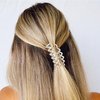 Camila Paris CP3526 French Small Hair Clips for Women Thick Hair for Long Curly Wavy Hair, Girls Hair Claw Clip, Durable Styling Big Claw Clip for Thick Hair, Strong Hold No Slip Grip, Made in France