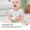 Teething Toys for Babies 3 Months+, Octopus Baby Teether 6-12 Months, Silicone Sensory Teethers Toy for Infants 18 Months, Kids Teething Toys 9 Month Old Baby Toys, Funny Baby Toys, Blue