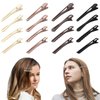 NiAMAi Hair Clips for Styling Sectioning Hair Clips for Makeup Metal Duck Billed Hair Clips Hair Clips Sectioning Accessories for Styling Women Girls Metal Hair Clips 16 PCS