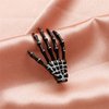 Punk 4 Pcs Skeleton Hands Bone Hair Clips for Women,Rock Horror Claws Skull Hand Hair Clip Halloween Party Accessories (Style#A)