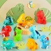 ALASOU 9 PCS Dinosaur Fantastic Creatures Toys with Playmat/Storage Bag|Baby Car Toys for 1 Year Old Boy|1st Birthday Gifts for Toddler Age 1-2|1 Year Old Boy Birthday Gift for Infant 12 18 Months