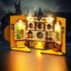 DALDED LED Lighting Kit for Lego Harry Potter Hufflepuff House Banner 76412, LED Light Compatible with Lego 76412 Building Block Models (Not Include Lego Set)