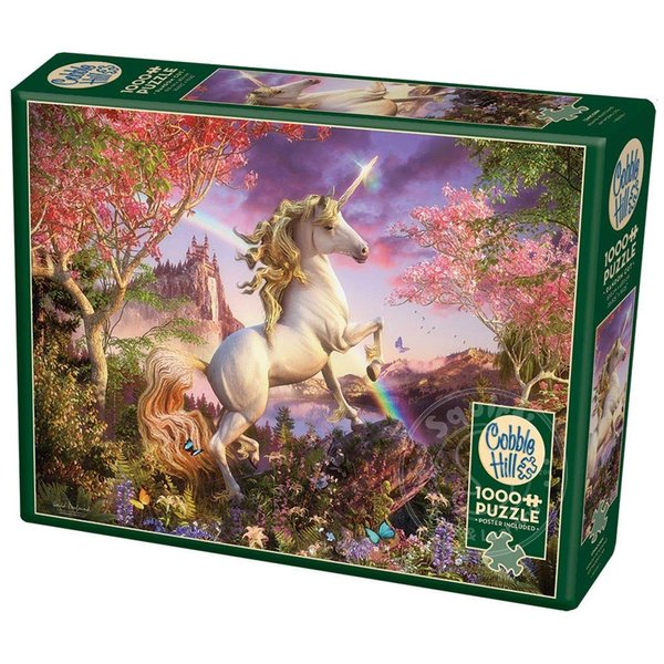 Cobble Hill 1000 Piece Puzzle - Unicorn - Sample Poster Included