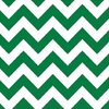 Party Perfect Disposable Chevron Print Beverage Napkins Tableware, Festive Green, Paper , 5" x 5", Pack of 16