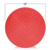 ArtCreativity Red Playground Ball for Kids, Bouncy 10 Inch Kick Ball for Backyard, Park, and Beach Outdoor Fun, Durable Outside Play Toys for Boys and Girls - Sold Deflated
