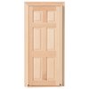 SPYMINNPOO Mini Dollhouse Door, 1:12 Dollhouse Miniature Furniture Doll House Mini Wooden Door for Dolls Furniture Accessories Bicyclelight Doll Accessories