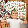 Christmas Temporary Tattoos Themed Merry Christmas Birthday Party Decorations Supplies 96PCS Party Favors Gift Ideal for Boy Girls Cute Noel Xmas Santa Claus Prizes Themed (Elf)
