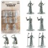 Monster Townsfolk Mini Fantasy Figures - 8pc Paintable Nobility Class Non Player Character NPC Miniatures - 1" Hex-Sized Compatible w DND Dungeons Dragons, Pathfinder, Tabletop Games