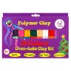 CiaraQ 24 Colors Small Block Polymer Clay Starter kit, Oven Bake Clay, DIY Molding Clay, Great Gift for Kids, Beginners