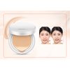 Magik Moisturizing BB Cushion Foundation Compact Buildable Coverage Long-Lasting (2 Pack, Natural)