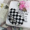 4pcs Checkered Hair Claw Clips, BetterJonny Square Checker Barrettes Cute Non Slip Hair Jaw Clips Hair Accessories for Girls and Women Thick Thin Hair
