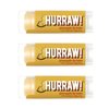 Hurraw! Pineapple Lip Balm, 3 Pack: Organic, Certified Vegan, Cruelty and Gluten Free. Non-GMO, 100% Natural Ingredients. Bee, Shea, Soy and Palm Free. Made in USA