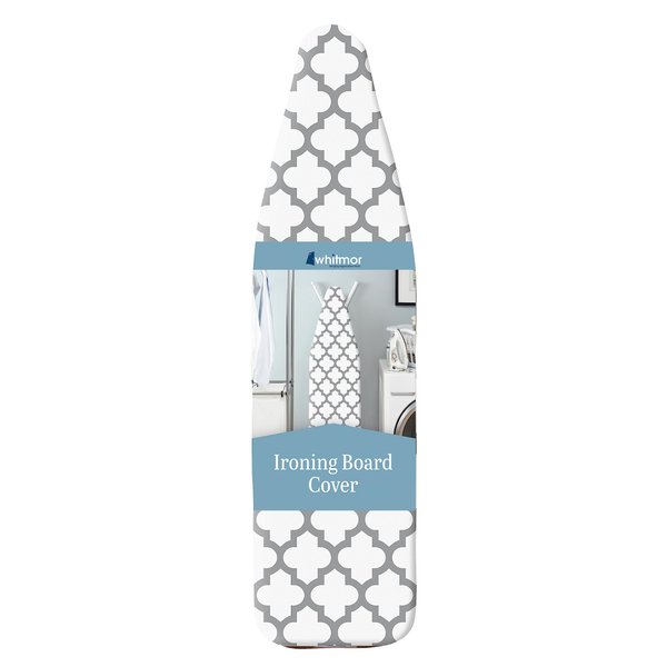 Whitmor Deluxe Ironing Board Cover and Pad (Ironing board not included) - Medallion Grey