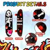 Hortsun 100 Pieces Fingerboard Finger Mini Skateboard Toy Finger Boards Set with Double Sided Pattern Creative Novelty Finger Toys Birthday Party Favors Gift for Teens and Adults, Random Pattern