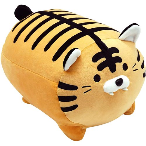 Onsoyours Cute Plush Tiger Doll Stuffed Fluffy Tiger Plush Toy Soft Animal Plush Pillow for Kids (Brown Tiger, 17.7")