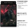 Fantasy North - Er'Gon Skol - Dragon Knight (Kaverax) - 100 Smooth Matte TCG Trading Card Sleeves - Fits Magic MTG Commander Pokemon and Other Card Games - Playing Card Sleeves
