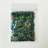 PrettyG 10 Grams/Pack - Red Green Blue Yellow Color Mixes Puzzle Shape Glitter Sequins - Festival Rave Beauty Makeup Face Body Nail Art Decoration BP-Puzzle