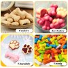 6PCS Silicone Molds Puppy Dog Paw and Bone, Elegant Chocolate Molds for Baking, Non-Stick gummy molds, Dog Treat Molds, Used for Chocolate, Candy,Pudding, Jelly,Ice Cube,Biscuits,Dog Treat by AOULELA