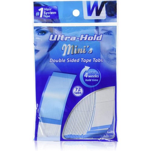 Ultra Hold Mini Tape Double Sided Tape Tabs 0.75" x 1" (72 pcs per Pack) by Walker Tape