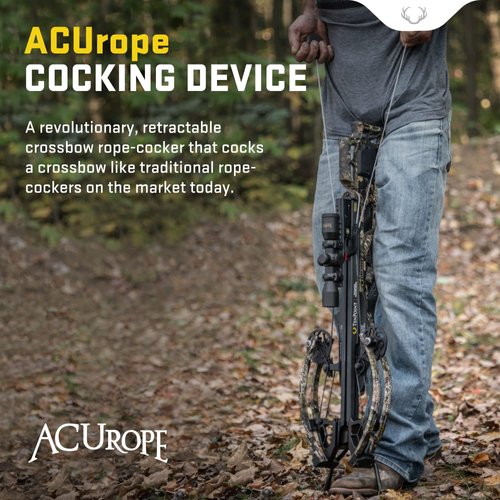 TenPoint ACUrope - Portable, Retractable Crossbow Cocking Device - Not Compatible with Ultra-Narrow or Reverse-Draw Crossbows