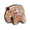 Zippy Paws - Z-Stitch Grunterz Durable Stuffed Squeaky Dog Toy - Manny the Mammoth