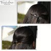 French Amie Rounded Oblong Small 2.5" Cellulose No Metal Set of 2 French Hair Slides Clips for Women Tige Boule Clasp Handmade Girls Side Slide-in Barrette Clip Paris Hair Accessories for Women Strong Hold No Slip Grip Fashion Durable and Styling, Made in