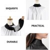 Lurrose Neck Strips Salon Hair Cutting Collar Silicone Rubber Neck Wrap Guard Neck Shield Shawl Barber Styling Cape Barber Supplies for Haircut Hair Dye Black Hair Dye Cape