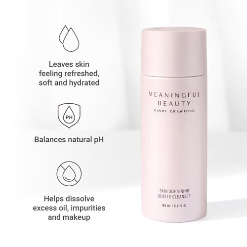 Meaningful Beauty Skin Softening Gentle Cleanser, 6 Fl Oz