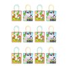 Tiny Mills Barnyard Farm Animals Party Favor Treat Bags with Handles, Farm Animal for Toddler Birthday Party Candy Bags Tractor Birthday Party Supplies Pack of 12
