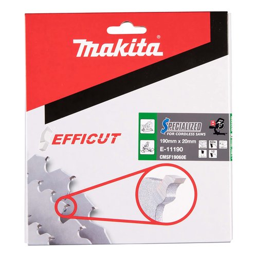 Makita E-11134 7-1/2" 60T Carbide-Tipped Max Efficiency Miter Saw Blade