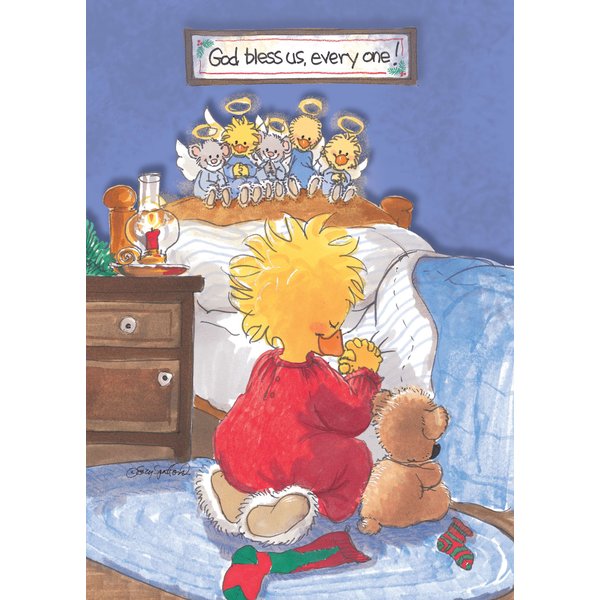 Suzy's Zoo Christmas Cards, God Bless Us, Every One!" 10935