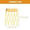 Luxshiny 50Pcs Hair Combs, 5 Teeth wedding veil hair combs Bridal Hair Comb Hair Side Comb for Fine Hair Women Girl DIY Bridal Hair Accessories