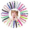 10pcs Elastic Hair Ties for Girls Women Cute Ribbon Ponytail Holders No Damage Knotted Hair Bands-Tie Dye Hair Tie