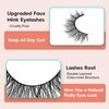 Wispy Lashes False Eyelashes Cat Eye Fluffy Lashes Siligli Mink Eyelashes Thinner Band 3D Volume Natural Lahses 15mm Eye Lashes Curly 7 Pair